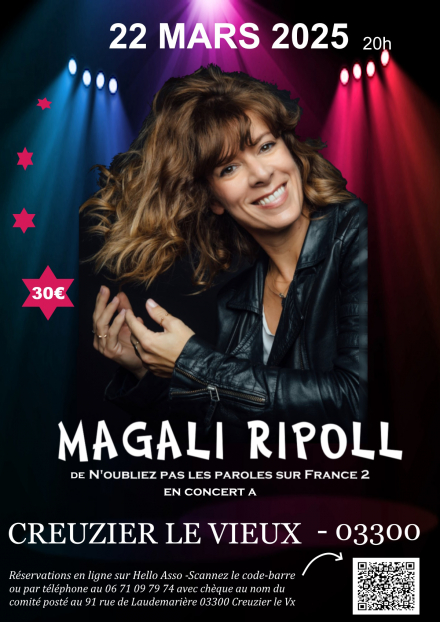 Magali Ripoll en concert