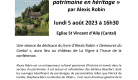Conférence : 'Demeures du Cantal, un patrimoine en héritage'