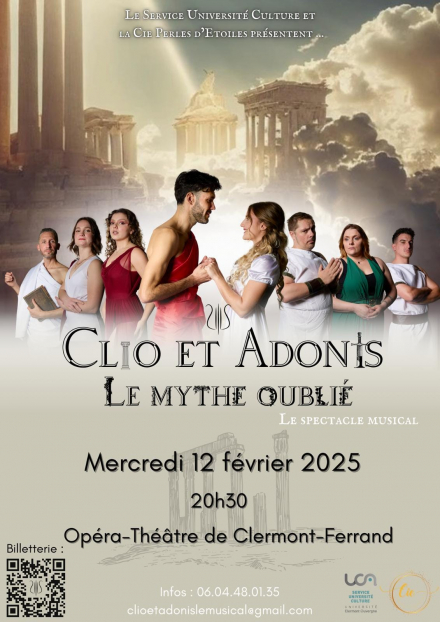 Clio et Adonis, le spectacle musical | Opéra-Théâtre