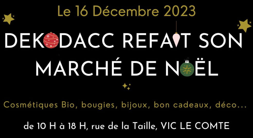 Marché de Noël au labo Dekodacc