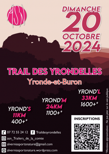 Trail des Yrondelles