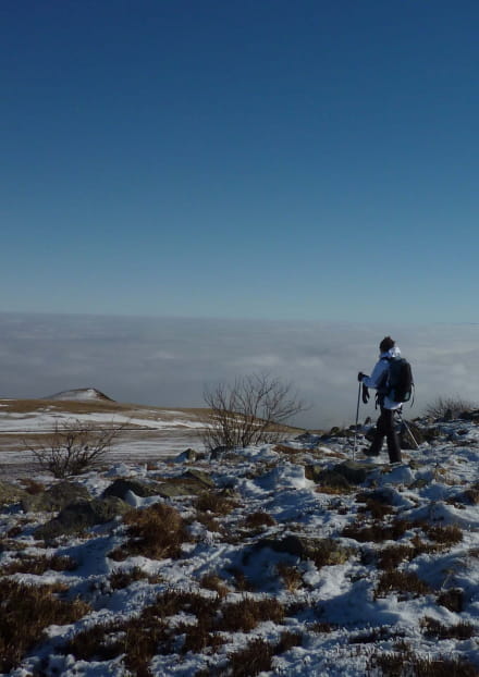 Découverte du massif, rando hivernale