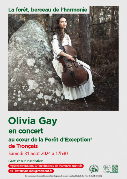 Olivia Gay en concert à Tronçais