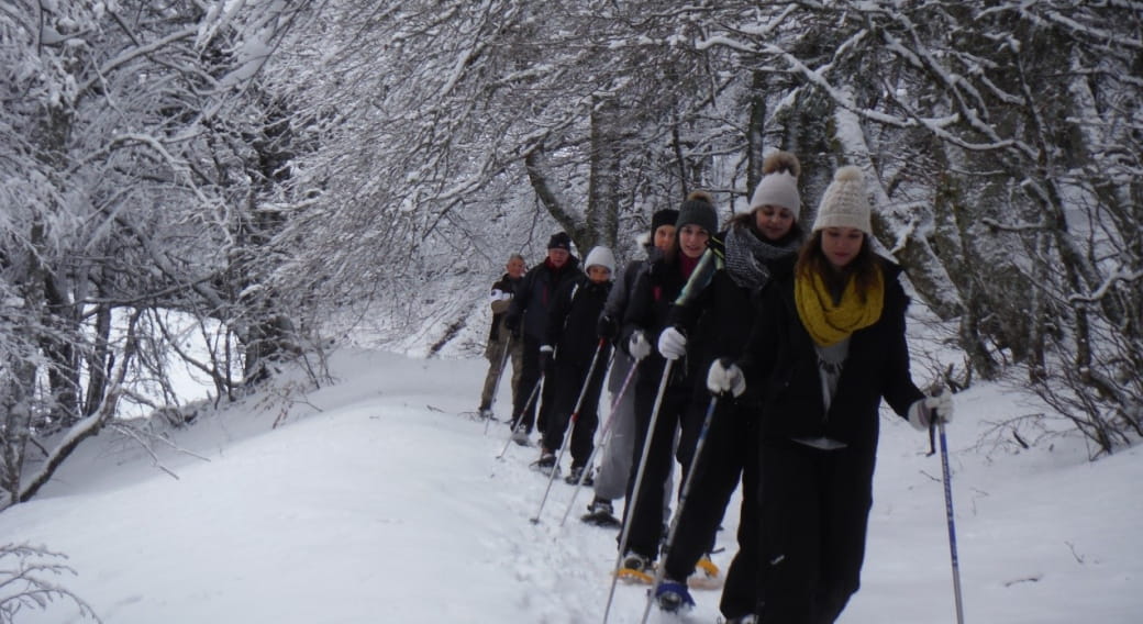 Rando raquettes découverte (2h) - Bureau des Guides d'Auvergne