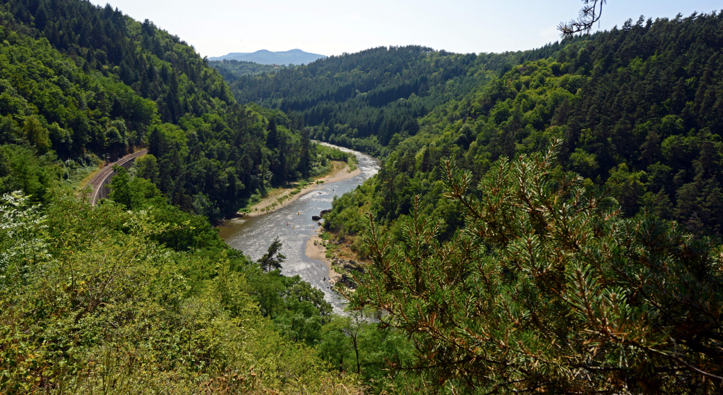 Rando bords de Loire et GR3  par le Pont de Beurre