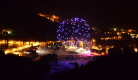 Féerie des Cimes: Torchlight descent and fireworks display