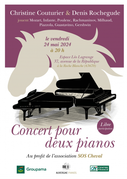 Concert pour deux pianos |  La Roche Blanche