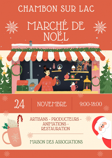 Marché de Noël de Chambon-sur-Lac