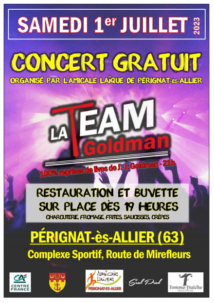 Concert - La Team Goldman