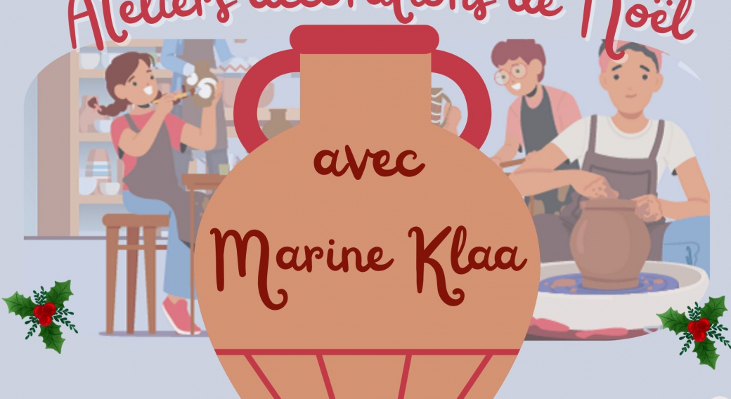 Ateliers décorations de Noël avec Marine Klaa