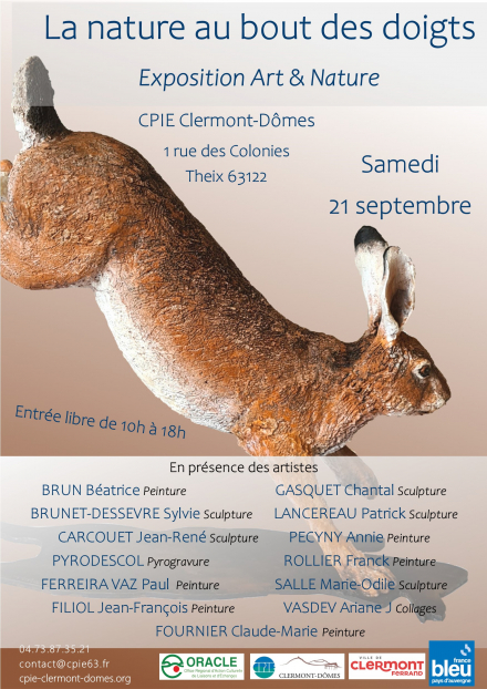 Exposition Art et Nature 'La Nature au Bout des Doigts'