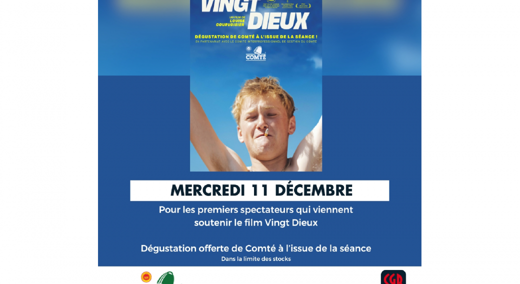 Ciné-dégustation : Vingt Dieux | Cinéma CGR Les Ambiances