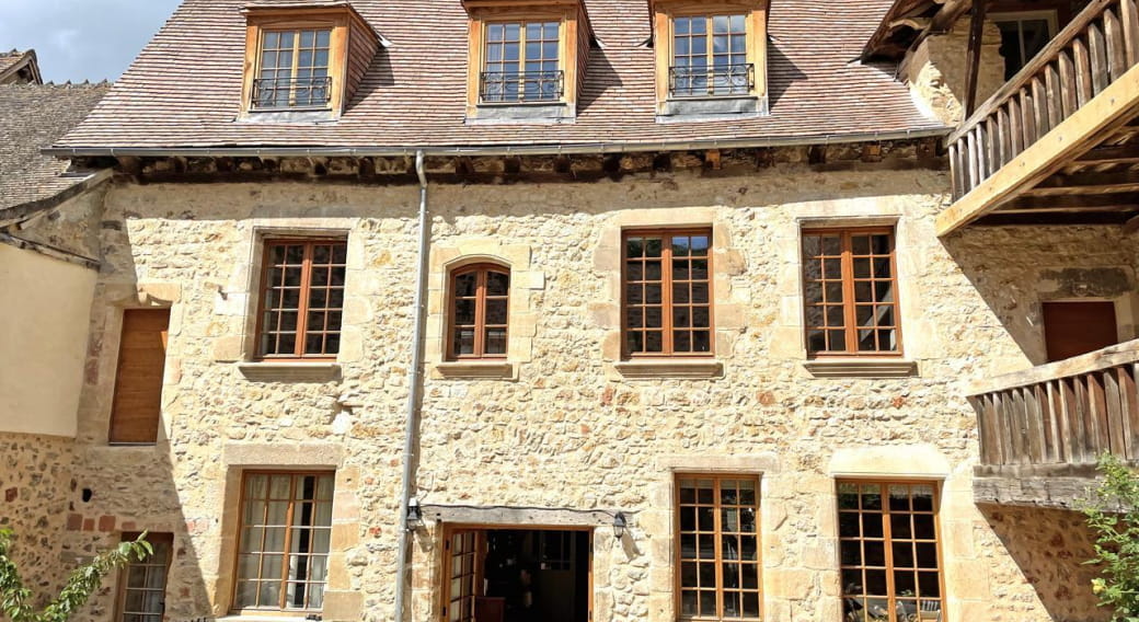 La petite école dans l'Allier en Auvergne