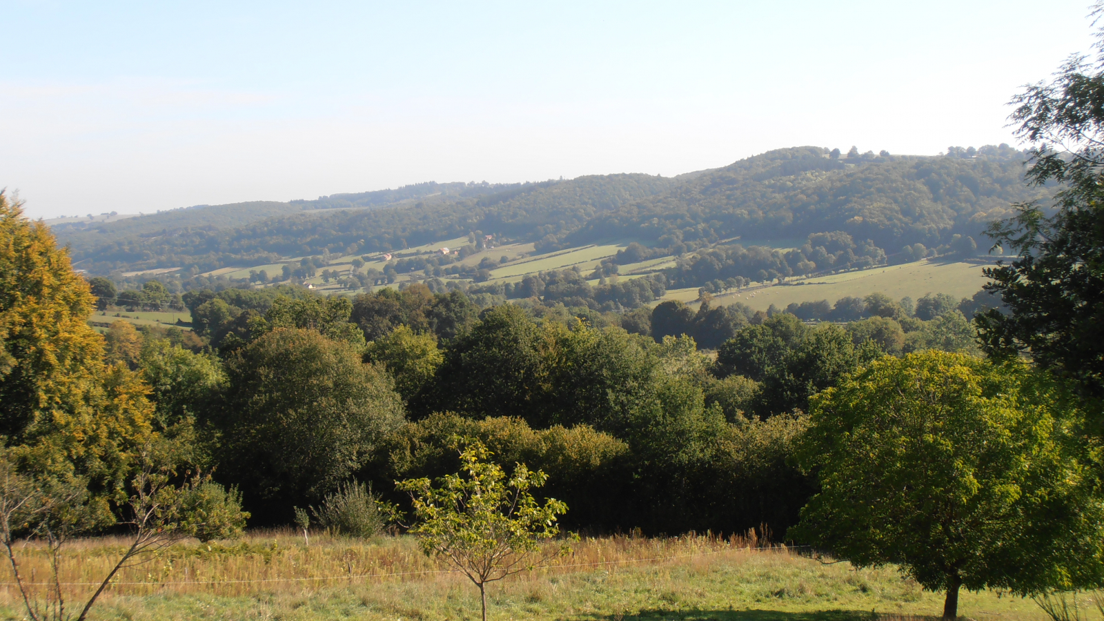 Panorama sur la campagne de Teilhet