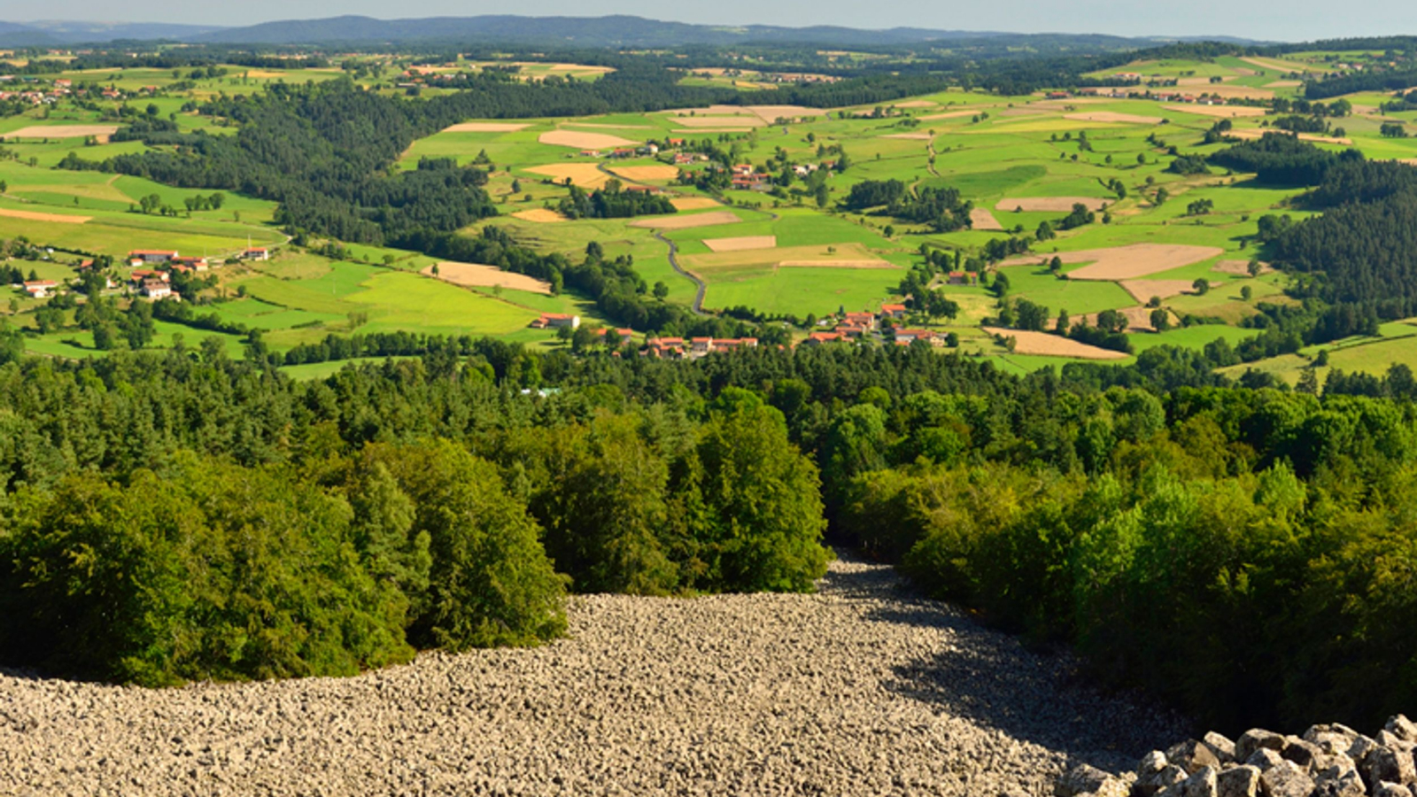 La coulée de lave