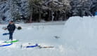 Construction d'igloo avec l'Echappée belle