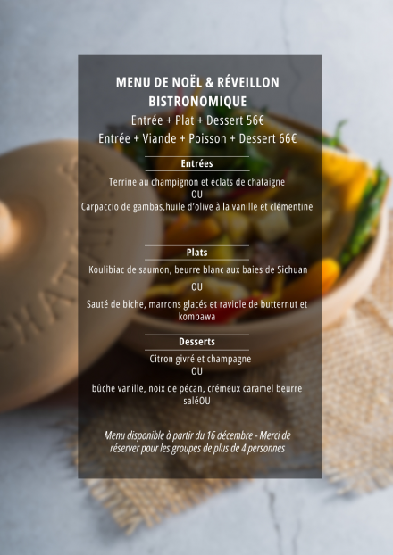 Menu de Noël