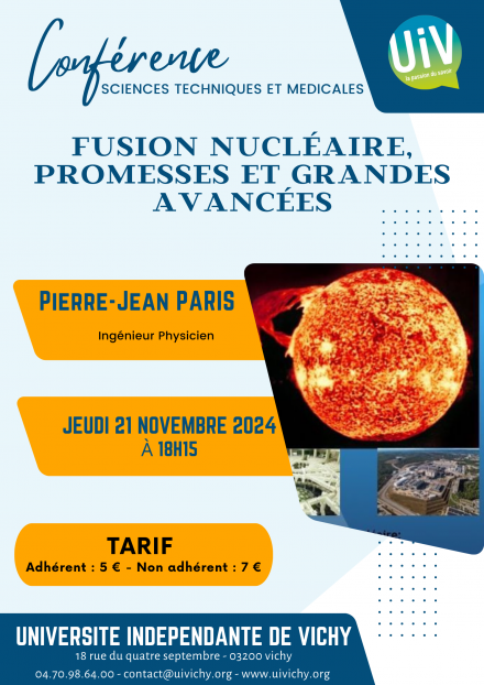 Fusion nucléaire, promesses et grandes avancées