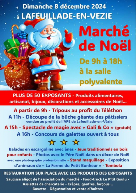 Marché de Noël de Lafeuillade-en-Vézie