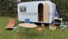Caravane vintage - Camping de l'Eau Mère
