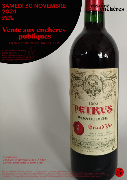 Vente aux enchères - Vins