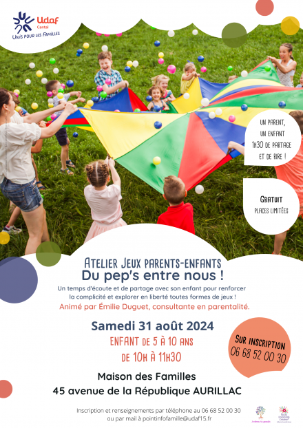 [ATELIER JEUX] Parents/Enfants : du pep's entre nous !