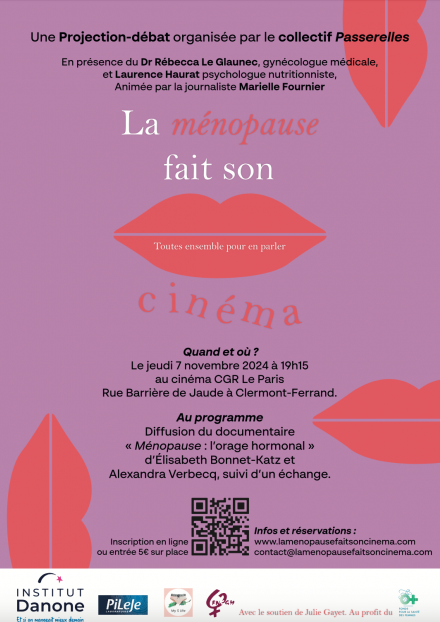 La ménopause fait son cinéma