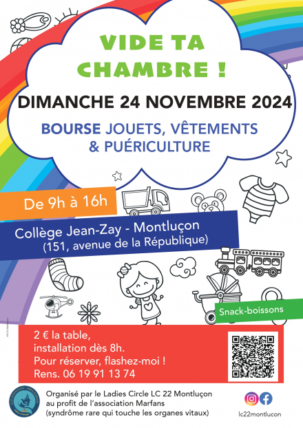 Bourse aux jouets : Vide ta chambre !