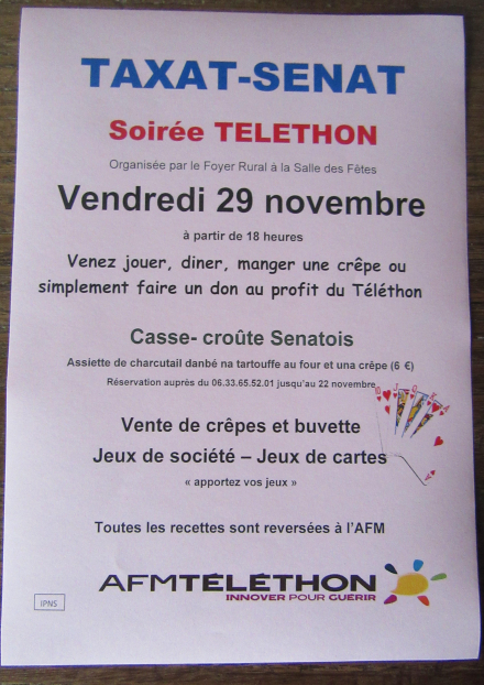 Soirée Téléthon