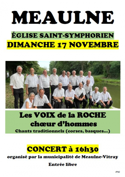 Concert : les Voix de la Roche