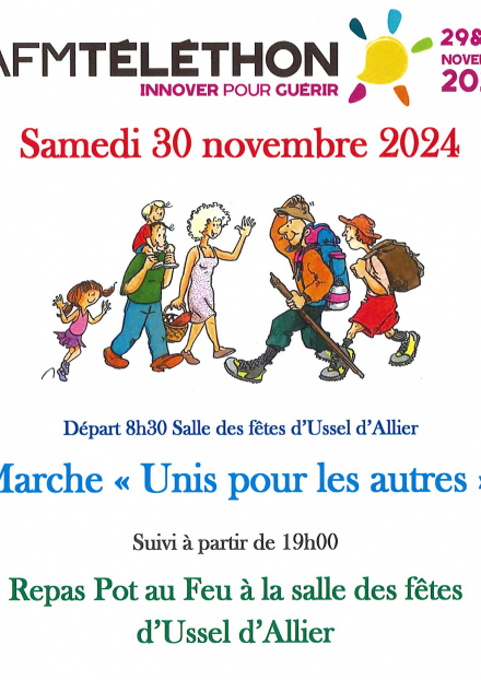 Marche pour l'AFM téléthon