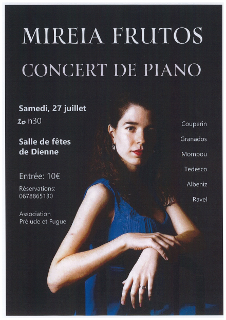 Piano concert - Mireia Frutos
