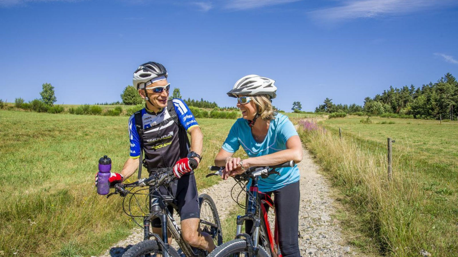 Instants de joie en VTT