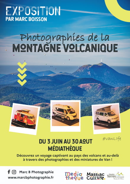 Exhibition 'Photographs of the Volcanic Mountain'.