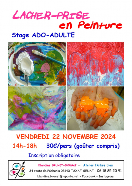 Stage : 'Lâchez-prise en Peinture !'