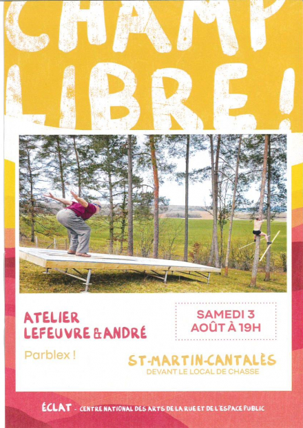 Champ Libre ! :  'Parblex !' par la Cie 'Atelier Lefeuvre & André'