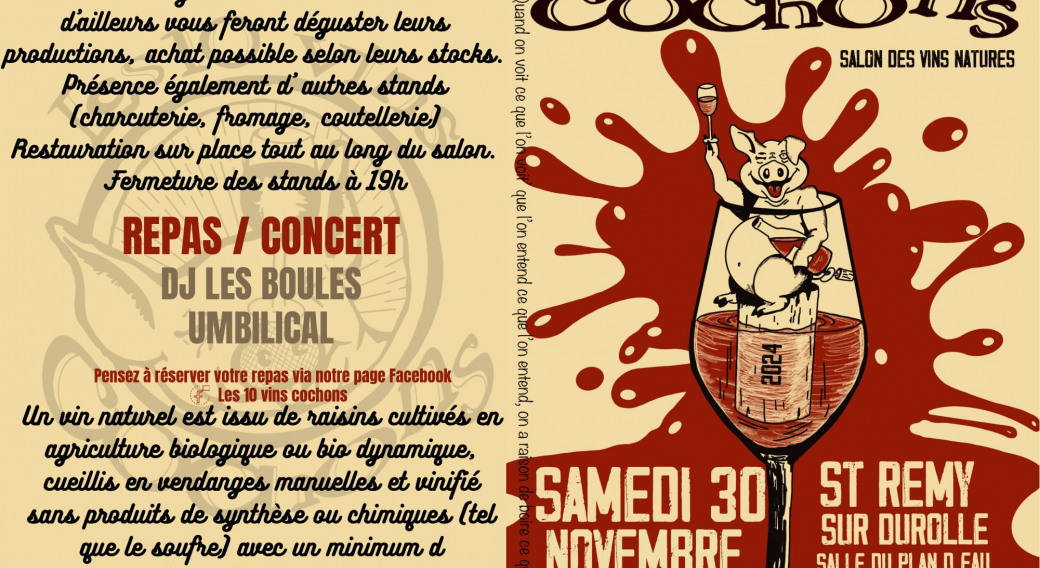 Les 10vins Cochons, salon des vins natures