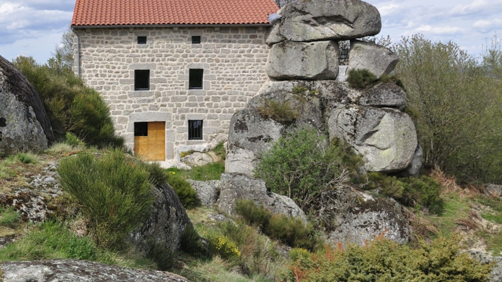 A Giberges, sur le site de l'ancien château