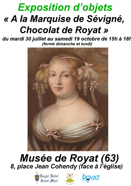 Exposition d'Objets à la Marquise de Sévigné, Chocolat de Royat | Association Puy Confit
