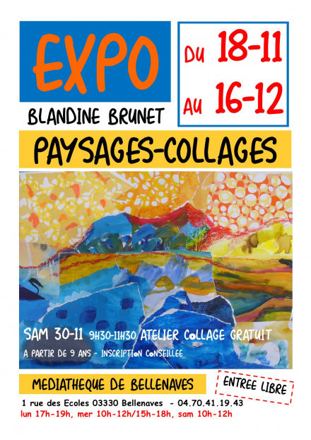 Exposition Paysages-Collages