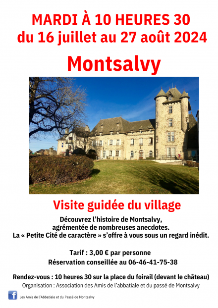Visite guidée de Montsalvy
