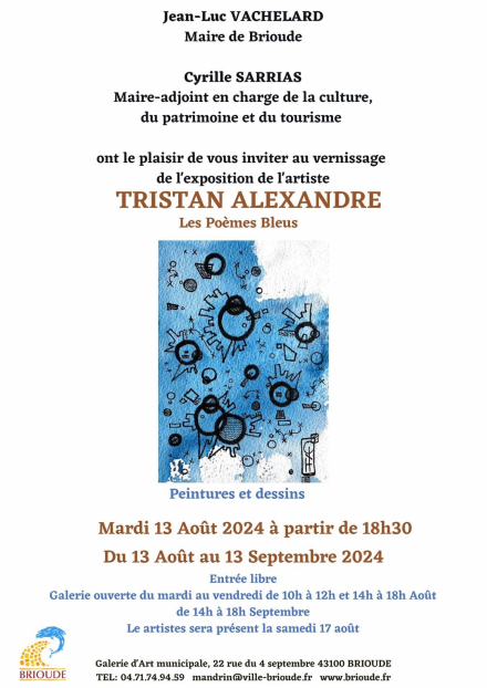 Exposition Tristan Alexandre