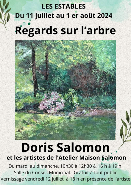 Exposition 'Regards sur l'arbre' par Doris Salomon