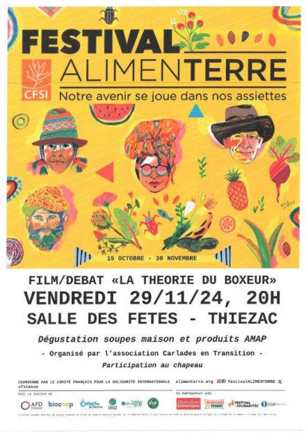 FESTIVAL ALIMENTERRE PROJECTION FILM/DEBAT 'LA THEORIE DU BOXEUR'