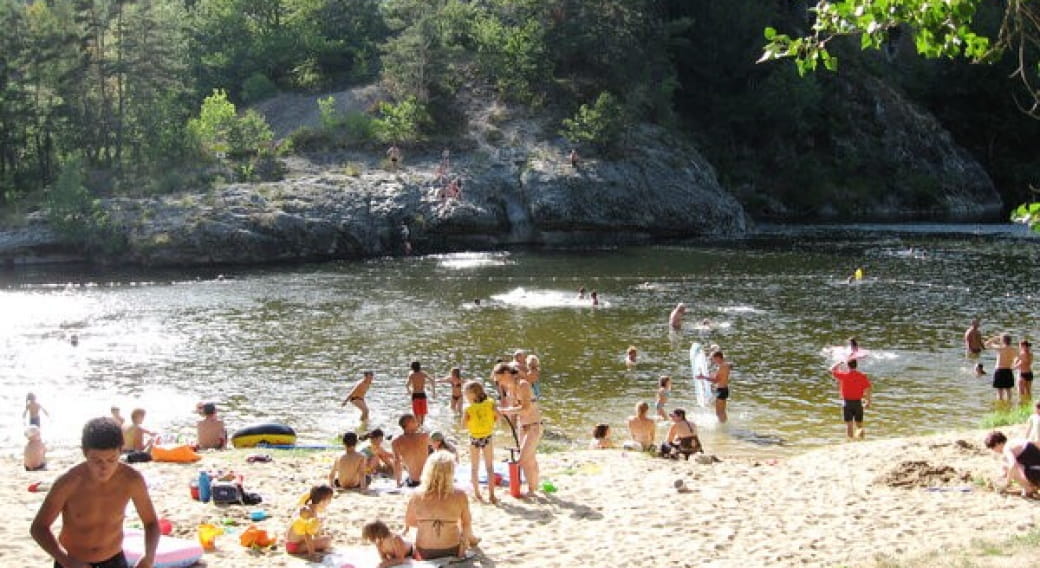 Baignade surveillée à Monistrol-d'Allier