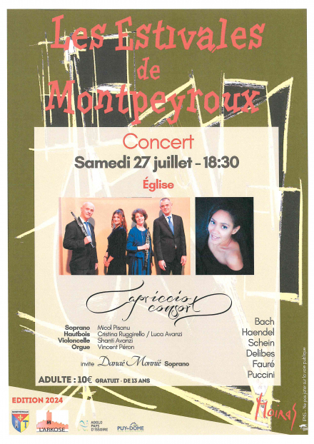 Concert 'Les Estivales de Montpeyroux'