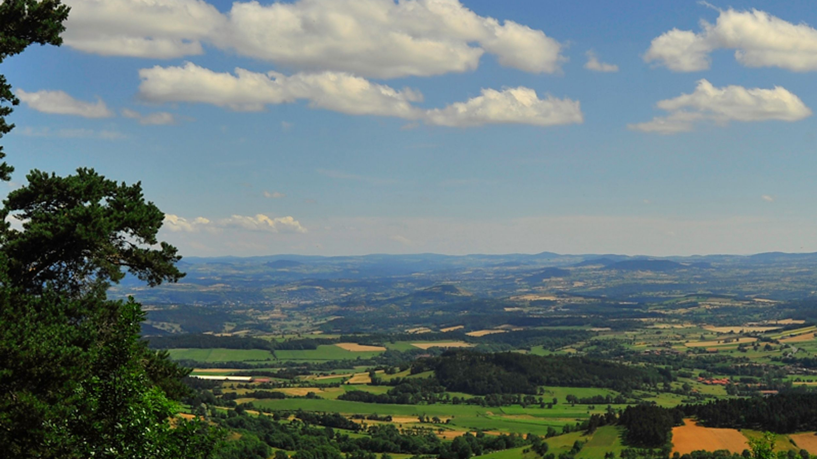 Vue sur le plateau du Devès