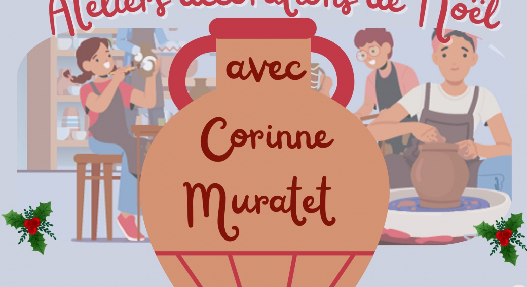 Ateliers décorations de Noël avec Corinne Muratet