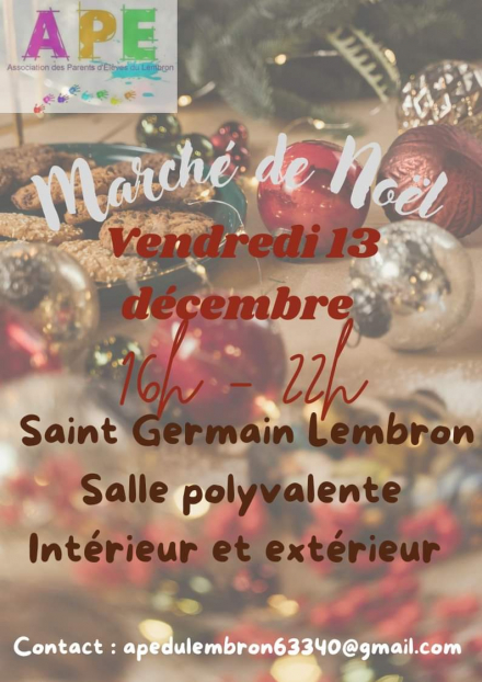 Marché de Noël semi-nocturne