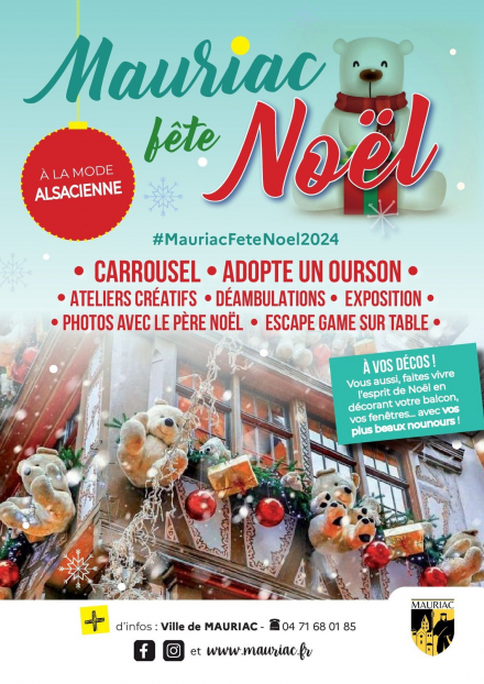 Mauriac fête Noël : carrousel gratuit